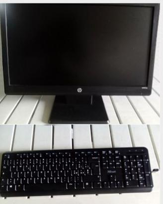 Monitor Hp 18,5 " +  tastiera wireless