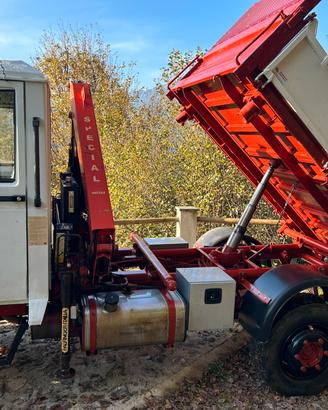 Bremach TGR 60q 4x4 ribaltabile + gru