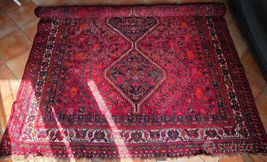 Tappeto persiano Kashkai Shiraz + tappeto Bukhara