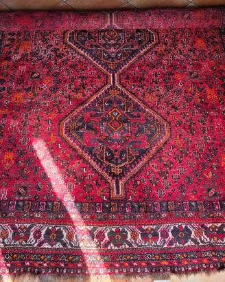 Tappeto persiano Kashkai Shiraz + tappeto Bukhara