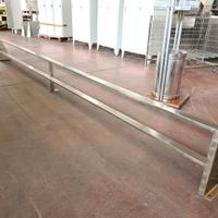 scaffale/gancera per salumeria usata