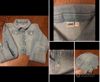 Giubbino jeans bambina 