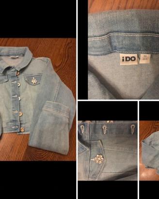 Giubbino jeans bambina 