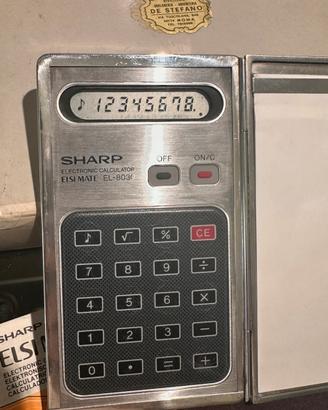 Calcolatrice SHARP EL-8030 vintage collezione