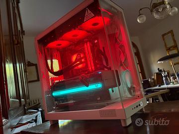 Pc gaming AMD con Monitor, Mouse e Tastiera