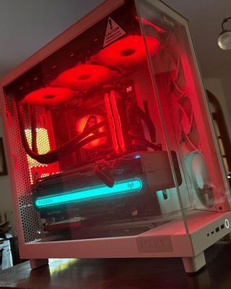 Pc gaming AMD con Monitor, Mouse e Tastiera