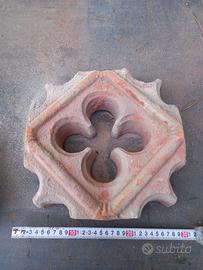 Mattonelle cotte con decoro