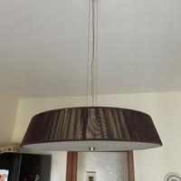Lampadario sospensione con quattro punti, luce