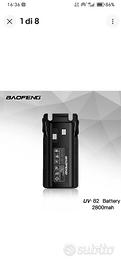 coppia batteria radio baofeng