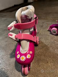 Pattini rotelle bambina
