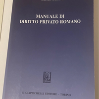Manuale diritto privato Romano, Matteo Marrone