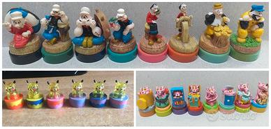 Lotto 22 Timbri rari PIKACHU/POPEYE/PANTERA ROSA