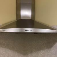 Cappa da 100cm in acciaio inox versione filtrante,