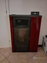 stufa Pellet 10kw canalizzata + canna fumaria