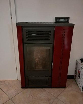 stufa Pellet 10kw canalizzata + canna fumaria