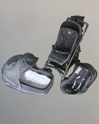 Passeggino Inglesina Trio Denim + Base Auto Huggy