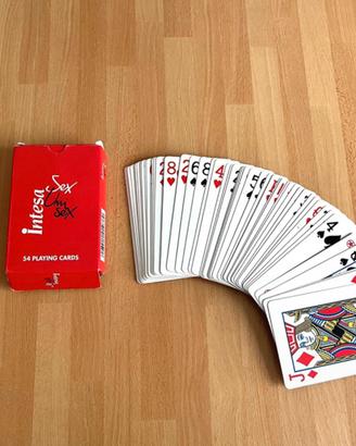 Carte da gioco Intesa Pour Homme 54 carte vintage