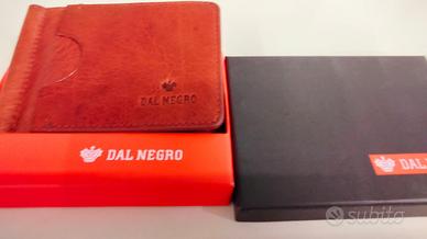 Portafogli in cuoio con clip