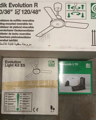 Kit ventilatore Vortice Nordik soffitto