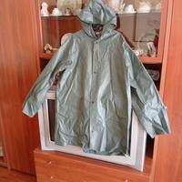 GIACCONE IN GOMMA IMPERMEABILE con cappuccio