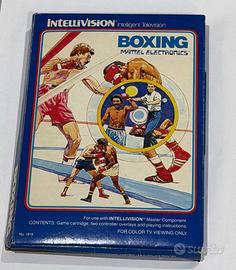 gioco intellivision boxing mattel electronics