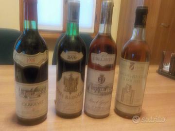 VINI PREGIATI VINTAGE DA COLLEZIONE