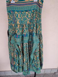 Gonna Lunga in Seta corta davanti e lunga dietro