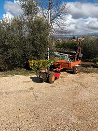 Motocoltivatore con carrello