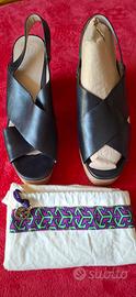 Sandali con zeppa firmati Tory Burch