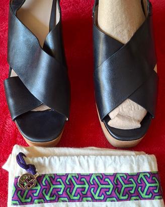 Sandali con zeppa firmati Tory Burch