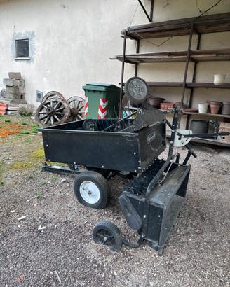 carrello ribaltabile + arieggiatore + strigliatore