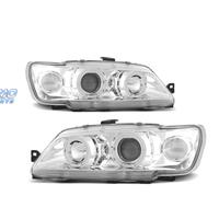FARI PER PEUGEOT 306 93-97 ANGEL EYES FONDO CROMAT