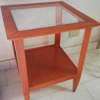 tavolino ciliegio vetro 