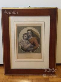 Incisione acquarellata su acciaio di P. Lutz, 1840