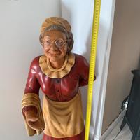 Statua cuoca da ristorante