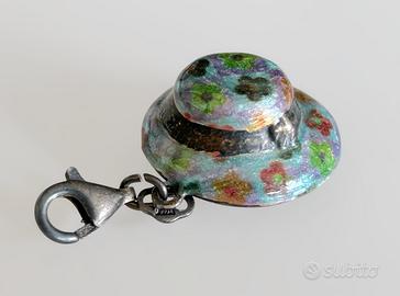 Ciondolo in argento capello in miniatura