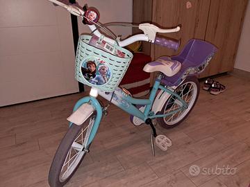 bicicletta frozen per bambine