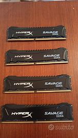 RAM Kingston Hyperx 32GB(4x8) 3000GHz cl15