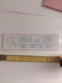 ADESIVO AMICI DELLA RADIO