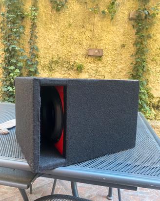 Subwoofer Excursion 20cm con Box artigianale