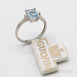 Anello GULVIN oro bianco 18kt A.755