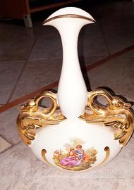  bottiglia vintage porcellana  e oro zecchino