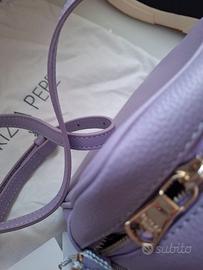 Borsa pelle Patrizia Pepe lilla