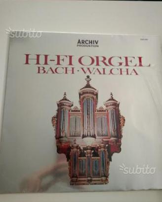 Vinile hi-fi orgel bach walcha