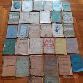 Opuscoli-libretti vintage opere 800-900