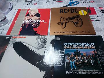 CD  vinile LED zeppelin ac dc Madonna scorpions