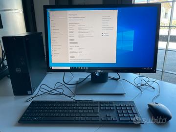 PC DELL Optiplex 3060 SFF + Monitor 24"