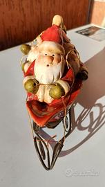 Slitta con Babbo Natale