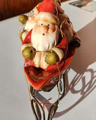 Slitta con Babbo Natale