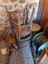 Sedie antiche stile shabby chic